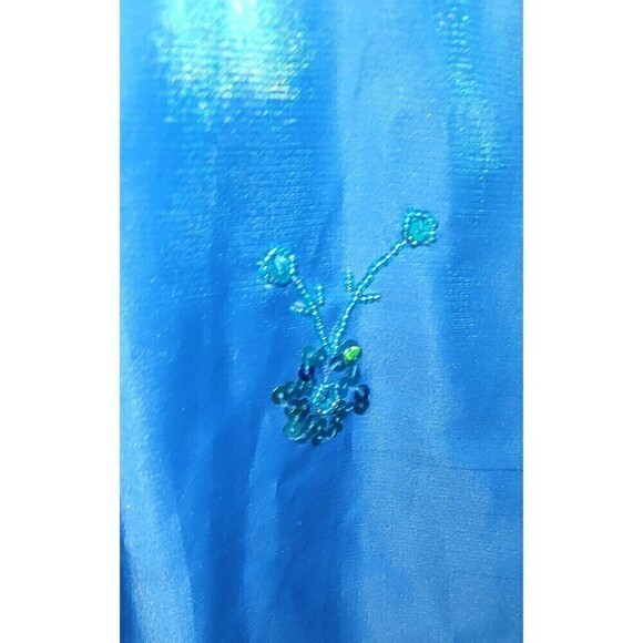 NWT - Morgan & Co. "Formal-Prom-Ball Dress" Classic Ocean Blue - Size 13/14 - Picture 8 of 12